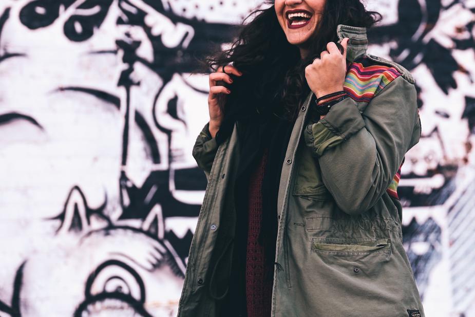 オリーブグリーンジャケット